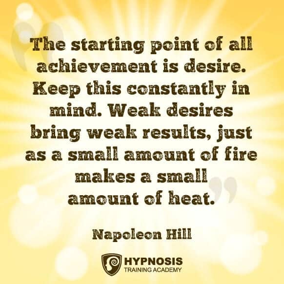 weight loss quote napolean hill